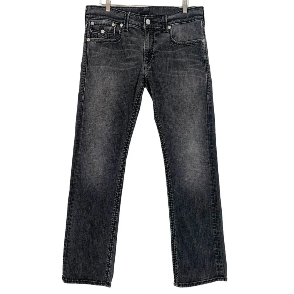 True Religion Straight Leg Mega T Jeans Size 36